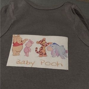 Custom Winnie Pooh baby onesie